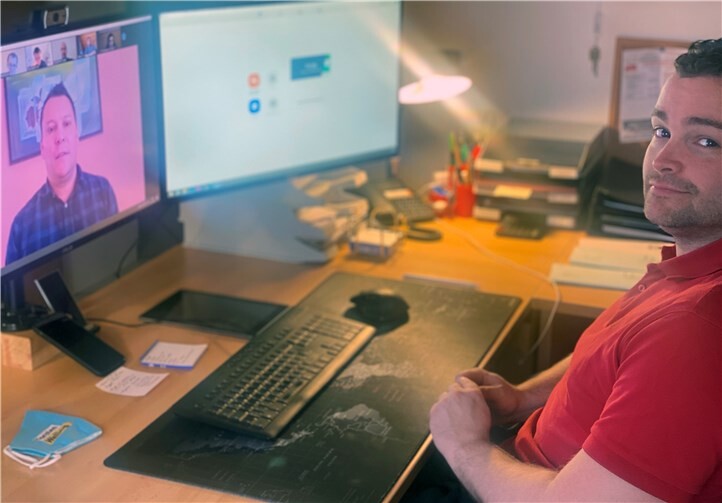 CDU-Landtagskandidat Torsten Welling informierte sich über Gering.Foto: Privat