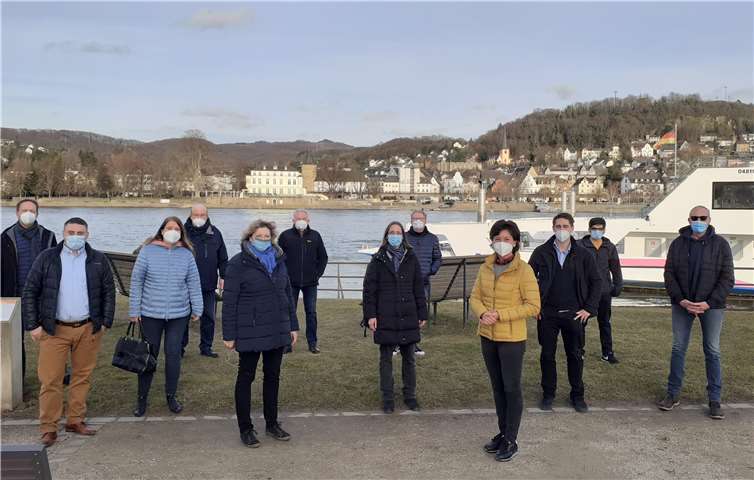 CDU-Landtagskandidatin Petra Schneider mit Mitglieder/innen des CDU-Stadtverbandes Remagen. Foto: privat