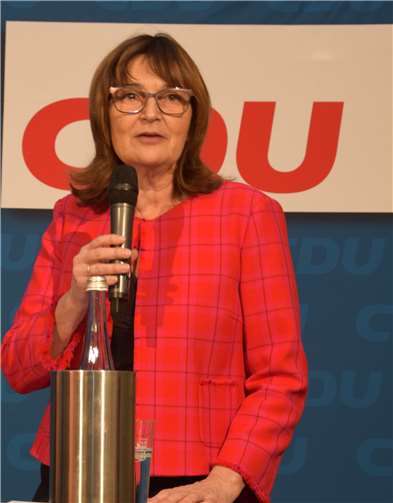 CDU-Stadtverbandsvorsitzende Mechthild Heil stimmte auf die anstehende Kommunalwahl ein.
