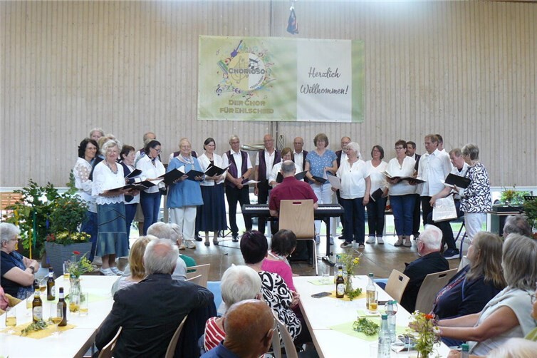 CHORioso und ROMEOS beim gemeinsamen Schlusslied