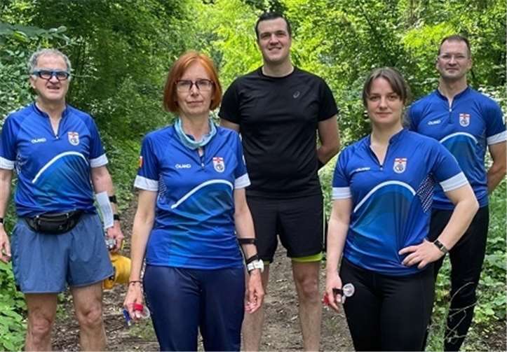 CTG-Orientierungsläufe: v.li. Uwe Krausbauer, Evelyn Büschemann, Kai Rücker, Maja Rücker und Marcel Goehler. Es fehlt: Katja Lahm.Quelle: CTG