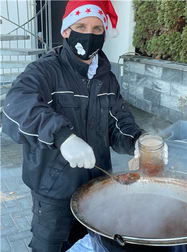 Ca. 90 Liter Boeuf wurden gekocht.