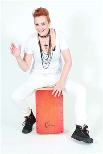 Cajon-Coach Susanne Hanke.  Foto: privat