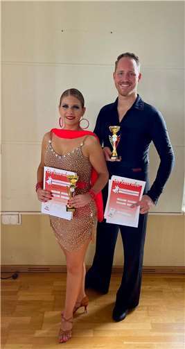 Carina Humpert und Thomas Tüchsen.  Quelle: TSG DanceXpress