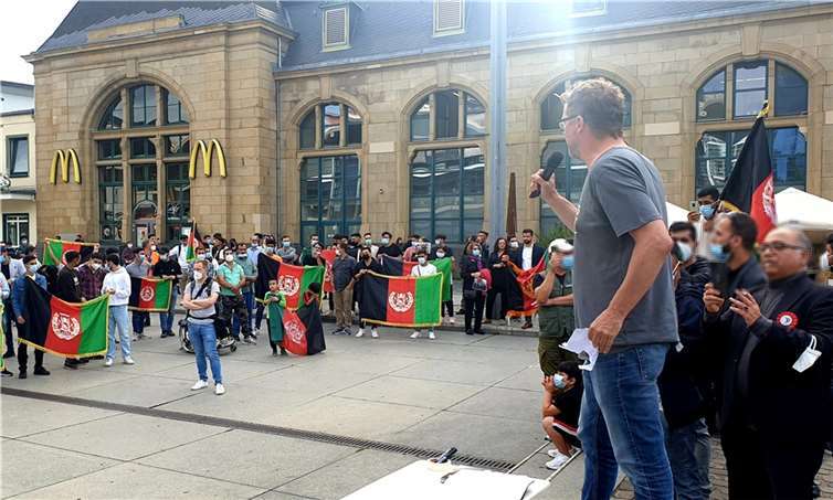 Carl-Bernhard von Heusinger während seiner Rede.Foto: privat