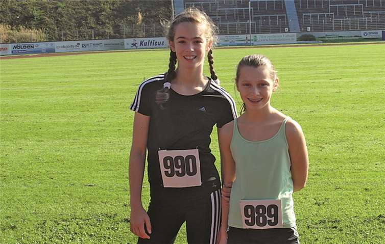 Carla Uhrmacher und Hannah Kray zeigten in Bonn tolle Leistungen. privat