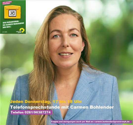 Carmen Bohlender (Grüne). Foto: privat