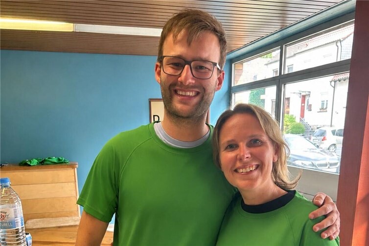 Carola Geisen und Felix Hammelmann freuen sich über ihren 3.Platz in Andernach.
