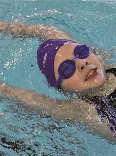 Caroline ist die Jüngste im Team.