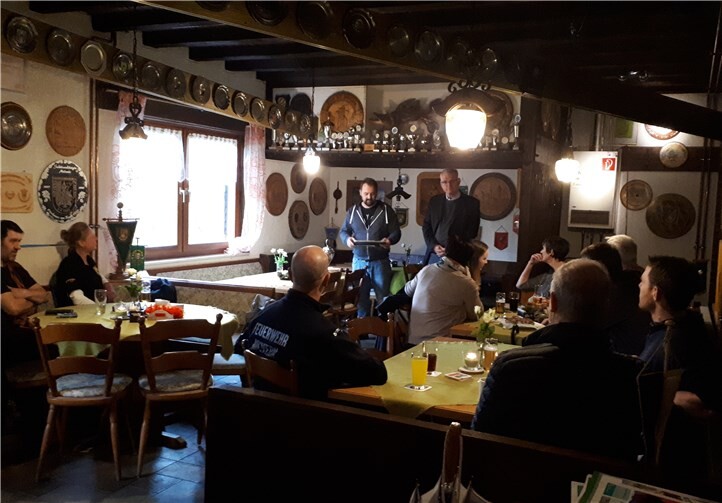 Carsten Majer und Uwe Bruchhäuser begrüßten die Anwesenden.Fotos: privat