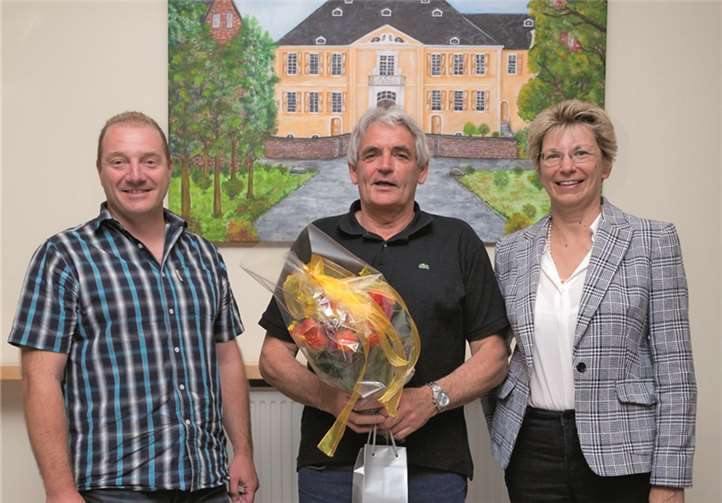 Carsten Meyer, stellv. Vorsitzender des CDU-Ortsverbandes, Rolf Esch und Martina Unger, Vorsitzende des CDU-Ortsverbandes Miel.privat