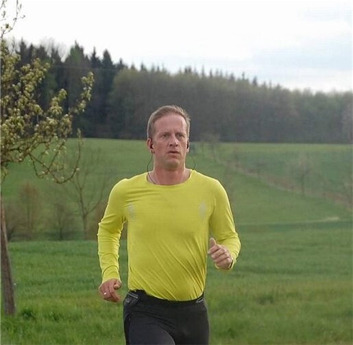 Carsten Renner beim Lauf in Boden. privat