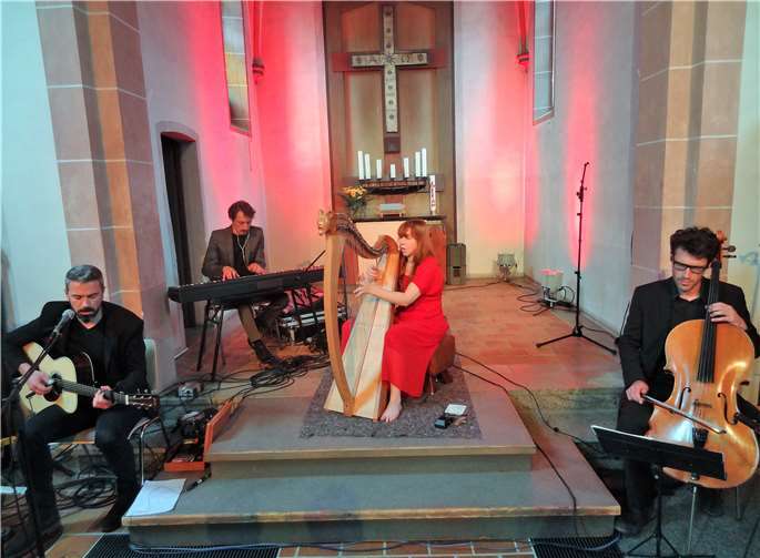Cecile Corbel begeisterte das Publikum in der evangelischen Kirche in Neuhäusel. Foto: privat