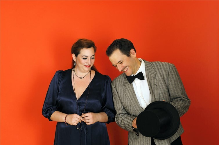 Cécile Dorchêne und Ben Kuss als Ensemble Zazou
