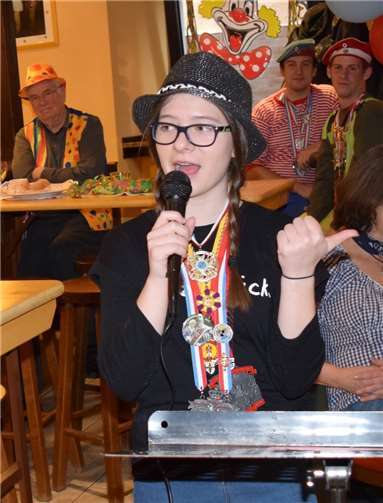 Celina Ebert unterhielt mit ihrem „Familien-Vortrag“.