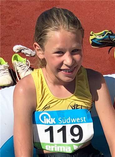 Celina Medinger dominierte ihre Altersklasse W12.