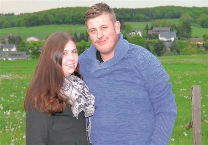 Celina Rick und André Fahl sind das neue Traumpaar. privat