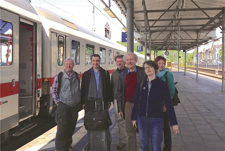 Cem Özdemir reiste mit der Bahn an. privat