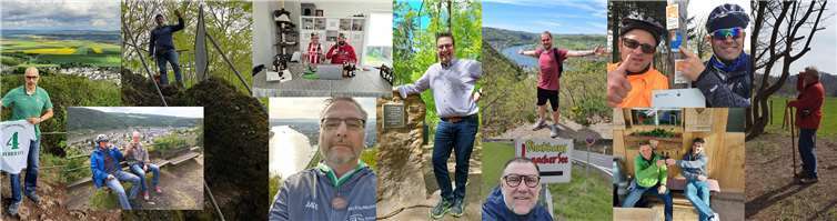 Challenge Nr. drei hieß „AH is Spitze“. Dies war wörtlich zu nehmen, denn der Auftrag war es, einen heimischen Berg zu besteigen und ein Grußfoto vom Gipfel zu machen.Foto: privat