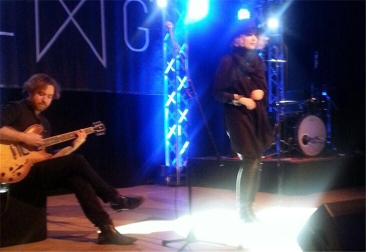 Chanson-Sängerin Lara Maria Gräfen sorgte im Kapuzinerkloster mit ihrem Konzert durchweg für Begeisterung. TE