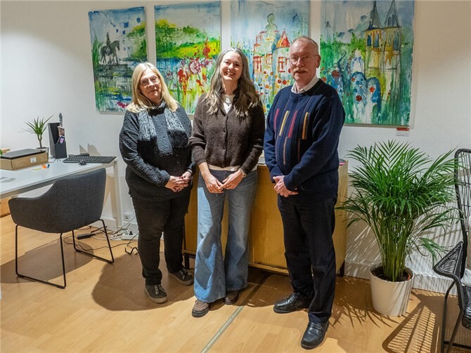 Chantal Oberst informierte über die Aufgaben, Zielsetzungen und Vorstellungen als zentrale Ansprechpartnerin. Foto: Hermann Schäfer