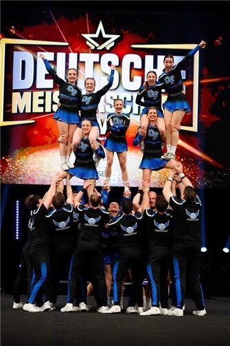 CheerForce Lightning Coblenzer Turngesellschaft 1880 e.V. , CCVD DM 2026 am 21.03.2026 in Neu-Ulm, Ratiopharm Arena, Deutschland