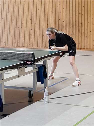 Chloe Thomas, die neue Nr. 1 der 1. Damenmannschaft. Foto: privat