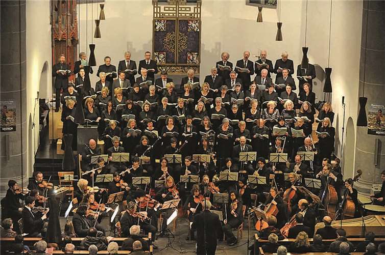Chor und Orchester der Evangelischen Kirche Mayen bei einem Auftritt im vergangenen Jahr. privat