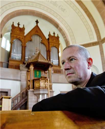 Chris Jarrett ist weltbekannter Virtuose auf der Kirchenorgel.Foto: Joachim Ackermann/view