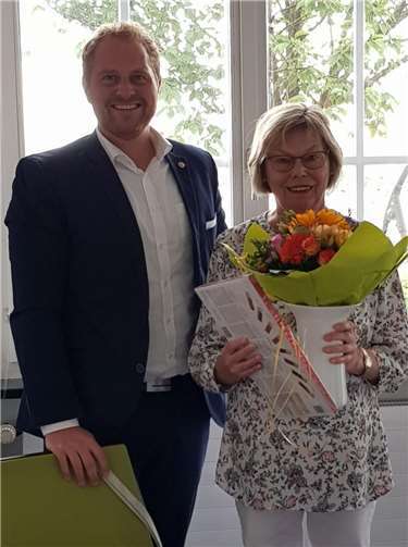 Christa Holly wurde von ihrem Amt als Clubsekretärin verabschiedet.