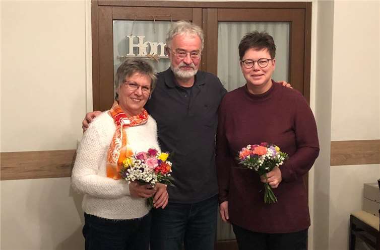Christel Bauer, Thiomas Hirsch, Sandra Holzkämper. Foto: privat