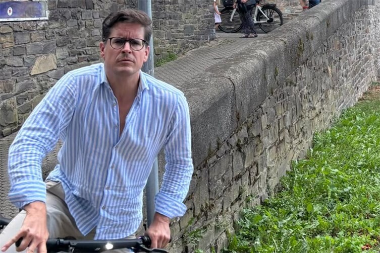 Christian Altmaier an der Rampe „Am Wolfstor“