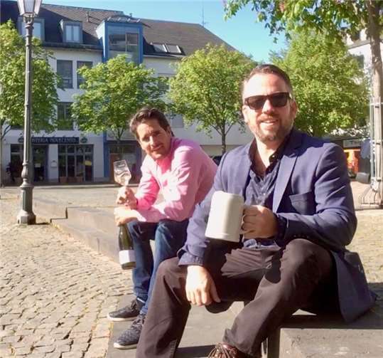 Christian Altmaier (li.) und Stephan Wefelscheid.Quelle: Freie Wähler Koblenz