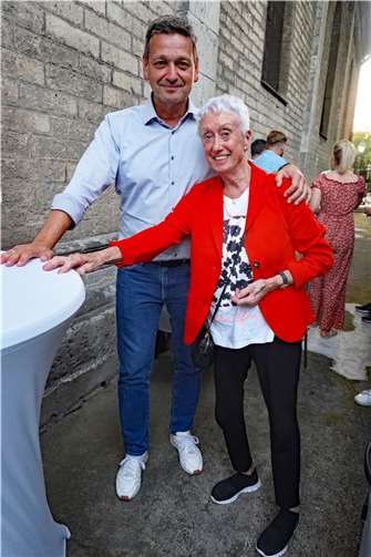 Christian Baldauf mit der Ratsfrau und Kreisvorsitzenden der Koblenzer Senioren Union, Monika Artz.  Quelle: Koblenzer Senioren Union