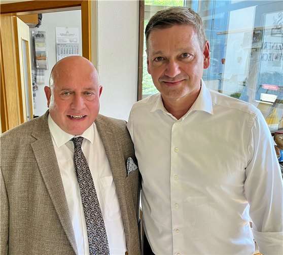 Christian Baldauf (re.) und Leo Biewer. Quelle: MIT Koblenz