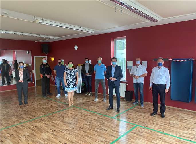 Christian Baldauf während seines Besuches in Neuwied.Quelle: CDU Rheinland-Pfalz