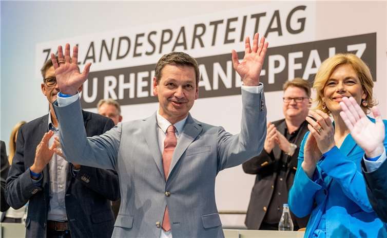 Christian Baldauf wurde zum neuen Landesvorsitzenden der CDU Rheinland-Pfalz gewählt. Foto: Torsten Silz/CDU RP