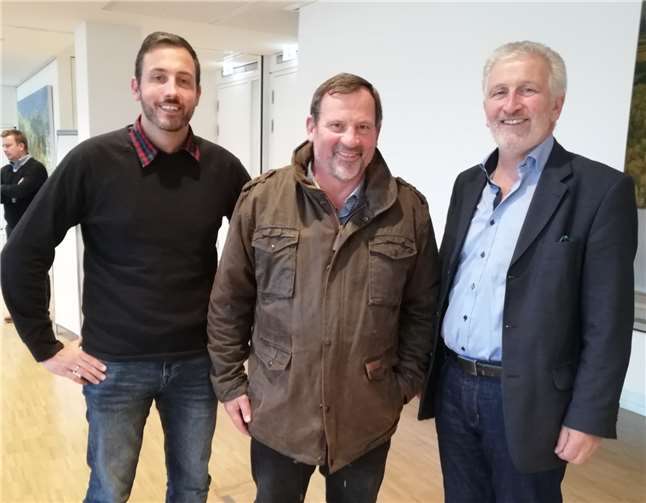 Christian Greiner, Hartmut Dressel und Bruno Seibeld von der FWG MYK nahmen am Auftaktworkshop zur Erarbeitung einer Digitalisierungsstrategie im Kreis Mayen-Koblenz teil.Foto: FWG Mayen-Koblenz