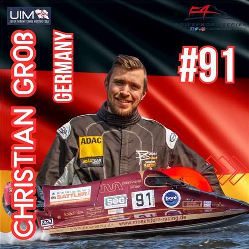Christian Groß. Quelle: Powerboat Racingteam Moselstern