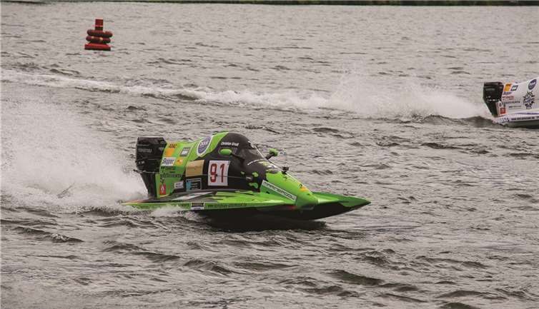 Christian Groß aus Löf startete mit der Nummer 91 und belegte beim ADAC Hauptrennen Platz fünf.