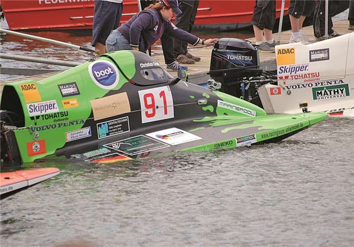 Christian Groß beim zweiten Rennen in Brodenbach.privat