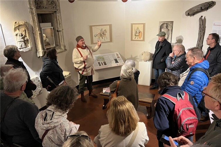 Christian Havenith im Römischen Museum in Remagen