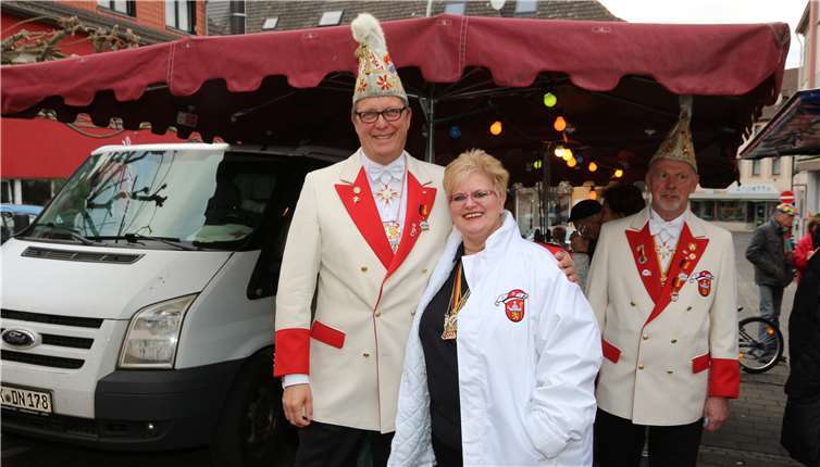 Christian Hörstel, Claudia Ferber und Günter Rasch vom Vorstand Festausschuss Bendorf Karneval.