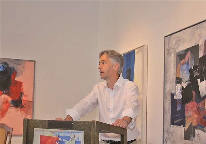 Christian Kassung, der älteste Sohn, wendete sich im Rahmen der Eröffnung mit einigen persönlichen Worten an das Publikum.