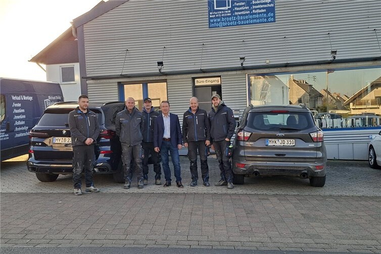 Christian Müller bei Fa. Michael Brötz Bauelemente Ettringen.