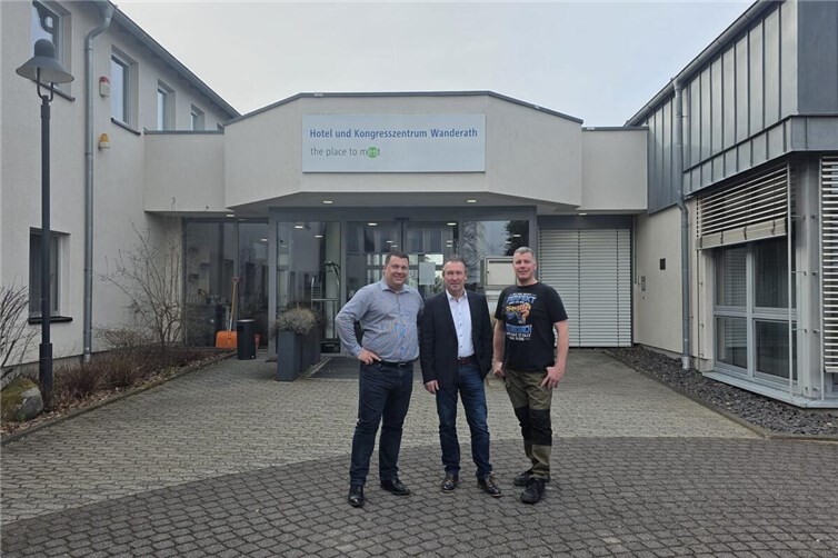 Christian Müller beim Eon Kongresszentrum Wanderath. 