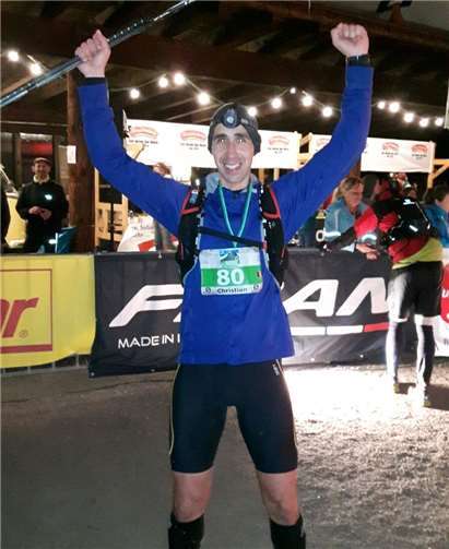 Christian Schawel hat das Ziel erreicht.privat