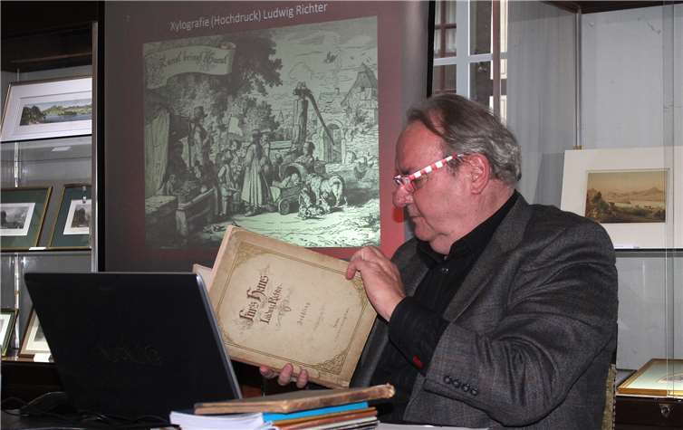 Christian Schmiedel stellte die Druckverfahren vor. Fotos: HG