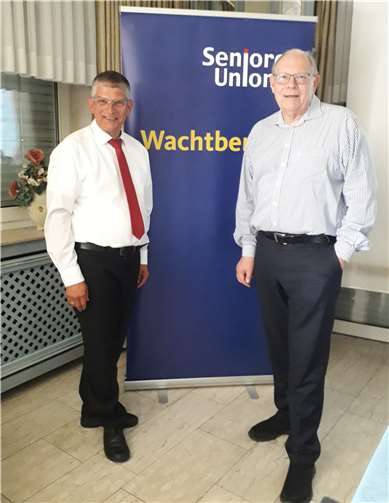 Christian Zädow und Dr. Dieter Braun vor der Veranstaltung.  Foto: privat