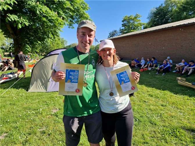 Christian Zentis (links), Claudia Färber (rechts).  Foto: Martin Weier
